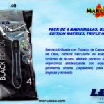 PACK-DE-4-MAQUINILLAS,-BLACK-EDITION-MATRIX3,-TRIPLE-HOJA
